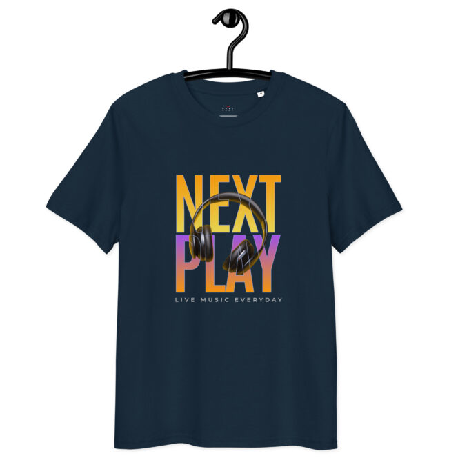 Next Play Music Headphones Unisex organic cotton t-shirt - Image 6