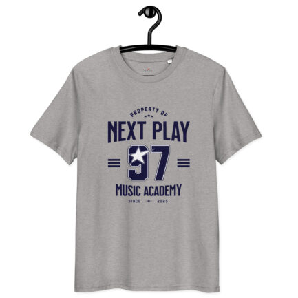 Next Play Music Academy 97 Unisex organic cotton t-shirt