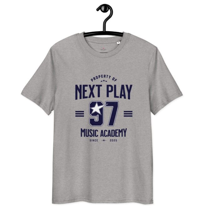 Next Play Music Academy 97 Unisex organic cotton t-shirt