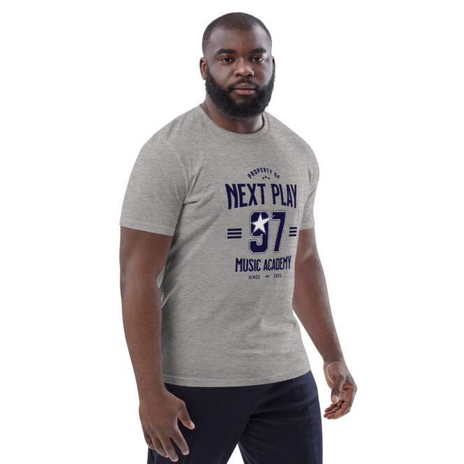 Next Play Music Academy 97 Unisex organic cotton t-shirt - Image 3