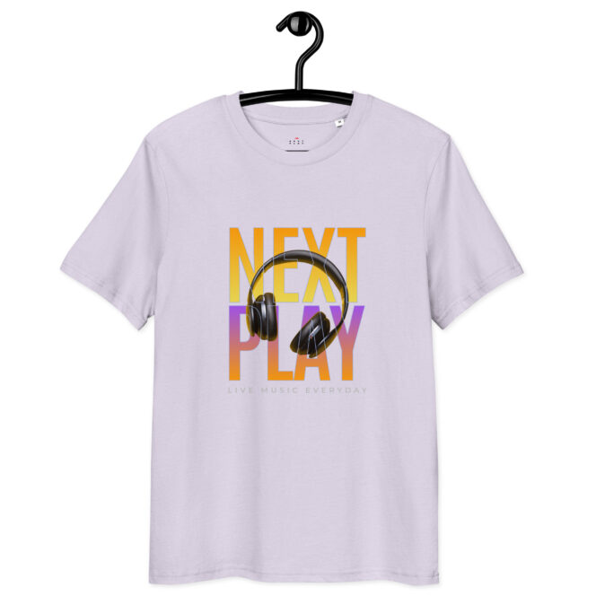 Next Play Music Headphones Unisex organic cotton t-shirt - Image 12