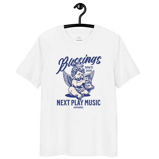 Next Play Music Blessings Unisex Organic Cotton T-shirt - Image 9