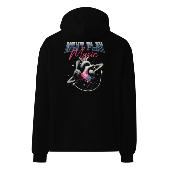 Next Play Music Cosmos Unisex oversized hoodie - Image 2