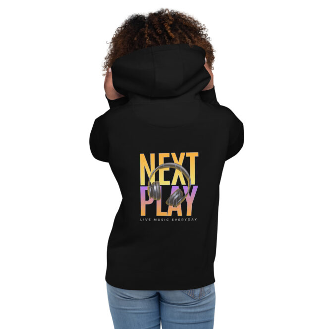Next Play Music Headphones Unisex Hoodie - Image 7