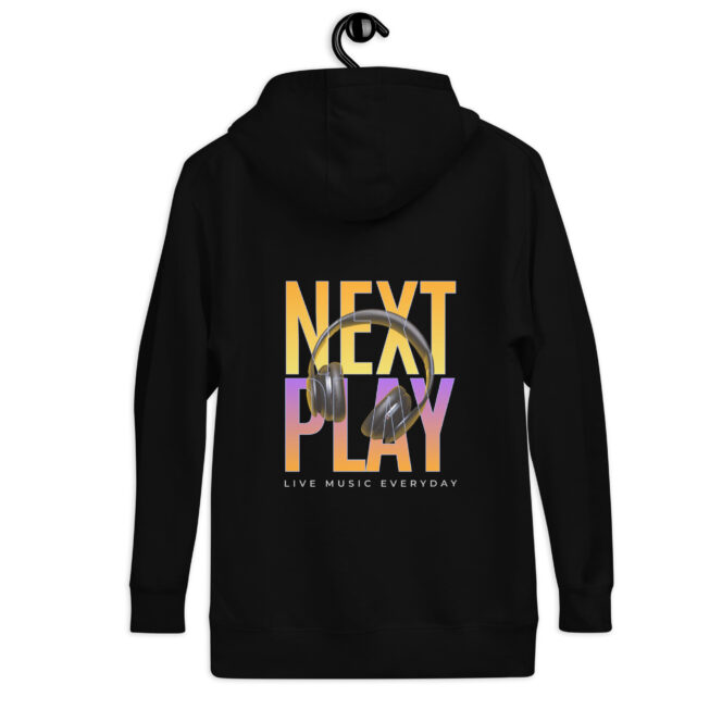Next Play Music Headphones Unisex Hoodie - Image 2