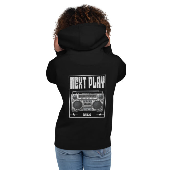 Next Play Music Boombox Unisex Hoodie - Image 5