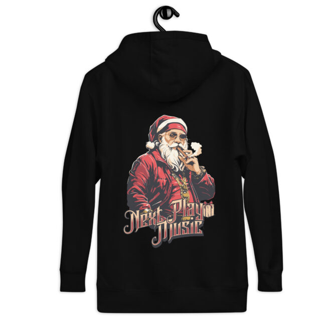Next Play Music Santa Unisex Hoodie - Image 10