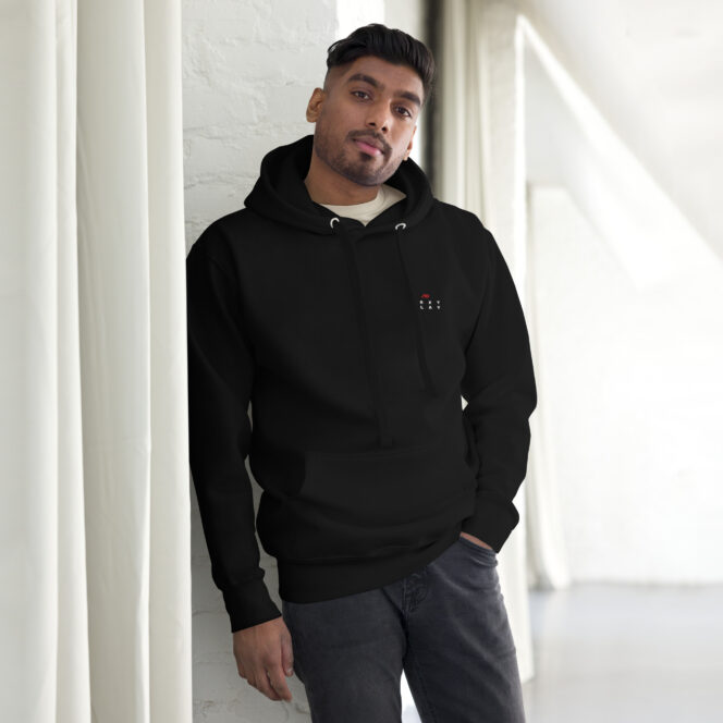 Next Play Music Embroided Logo Premium Unisex Hoodie - Image 5