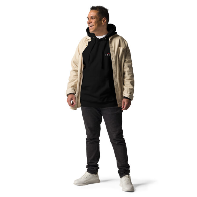 Next Play Music Embroided Logo Premium Unisex Hoodie - Image 6