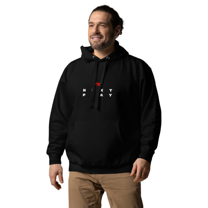 Next Play Music Logo Unisex Hoodie - Image 5
