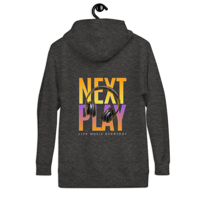 Next Play Music Headphones Unisex Hoodie - Image 13