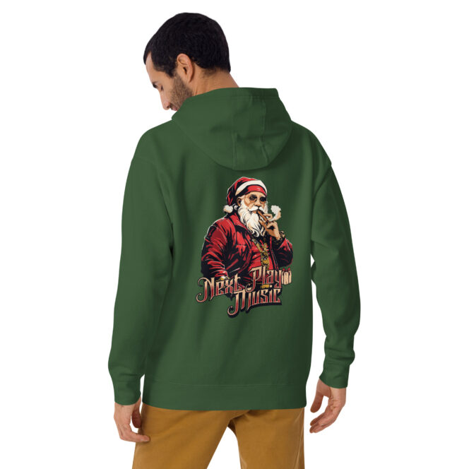 Next Play Music Santa Unisex Hoodie - Image 7