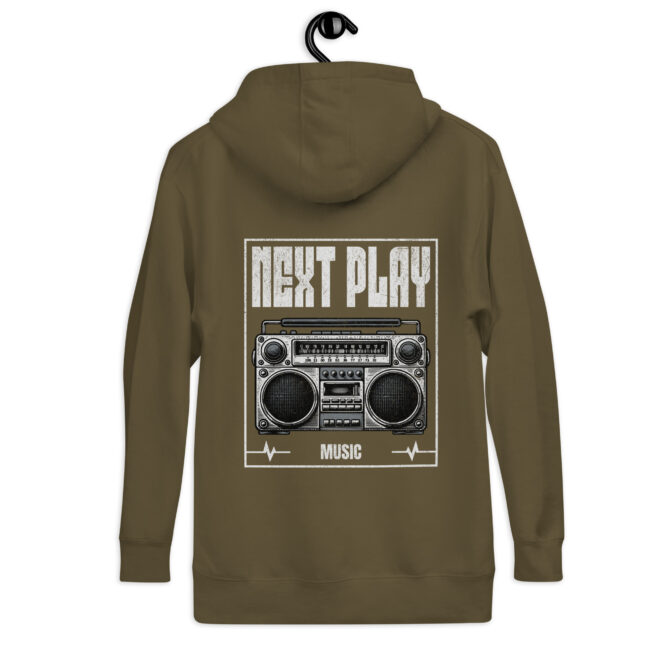 Next Play Music Boombox Unisex Hoodie - Image 16