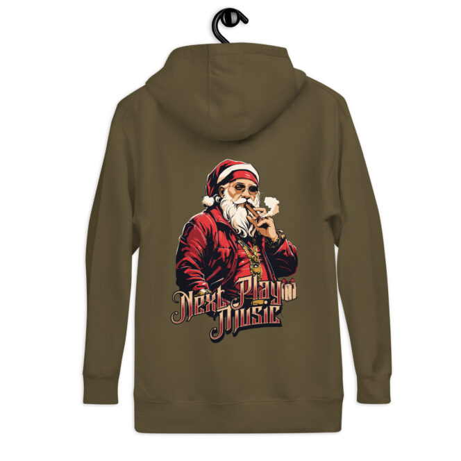 Next Play Music Santa Unisex Hoodie - Image 16