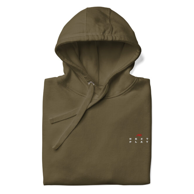Next Play Music Embroided Logo Premium Unisex Hoodie - Image 40