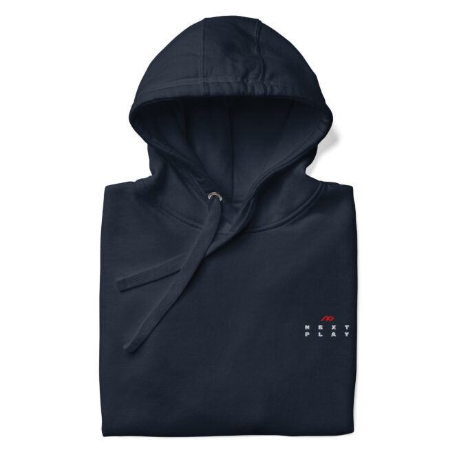 Next Play Music Embroided Logo Premium Unisex Hoodie - Image 12