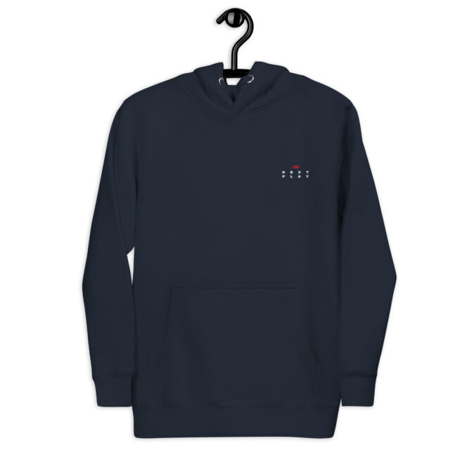 Next Play Music Embroided Logo Premium Unisex Hoodie - Image 10