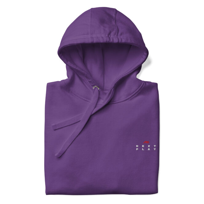 Next Play Music Embroided Logo Premium Unisex Hoodie - Image 32