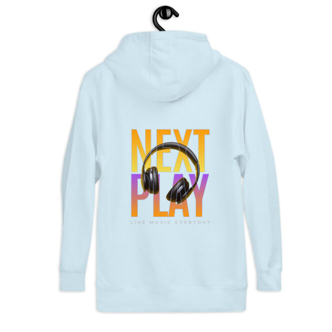 Next Play Music Headphones Unisex Hoodie - Image 19