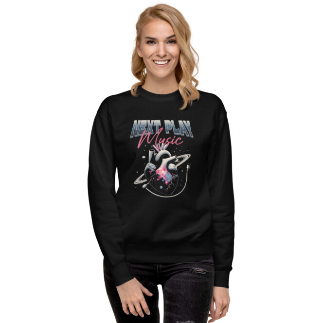 Next Play Music Cosmos Unisex Premium Sweatshirt - Image 3