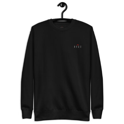 Next Play Music Embroided Logo Unisex Premium Sweatshirt