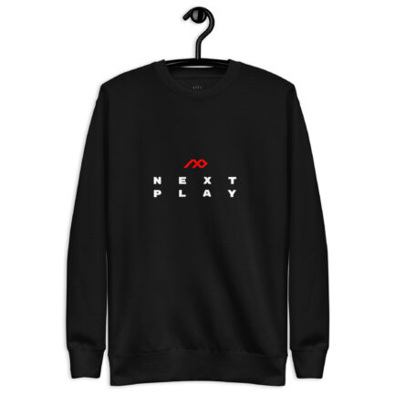 Next Play Music Logo Unisex Premium Sweatshirt