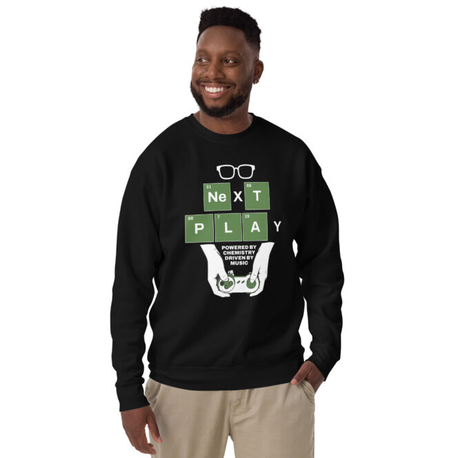 Next Play Music Gamer Unisex Premium Sweatshirt - Image 4
