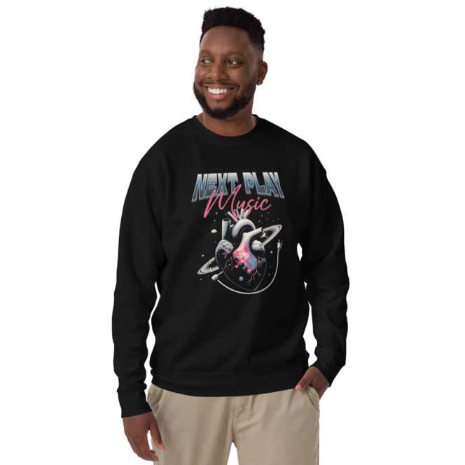 Next Play Music Cosmos Unisex Premium Sweatshirt - Image 4