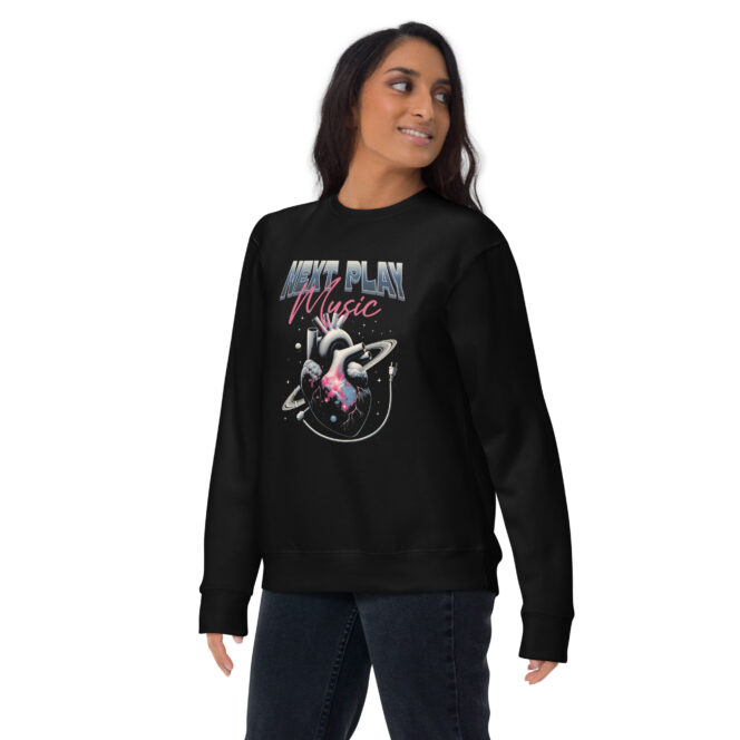 Next Play Music Cosmos Unisex Premium Sweatshirt - Image 5