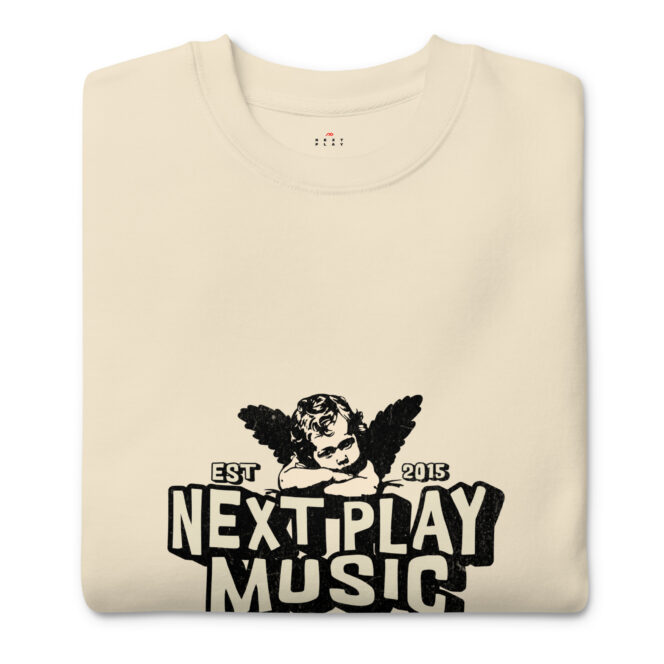 Next Play Music Angel Unisex Premium Sweatshirt - Image 19