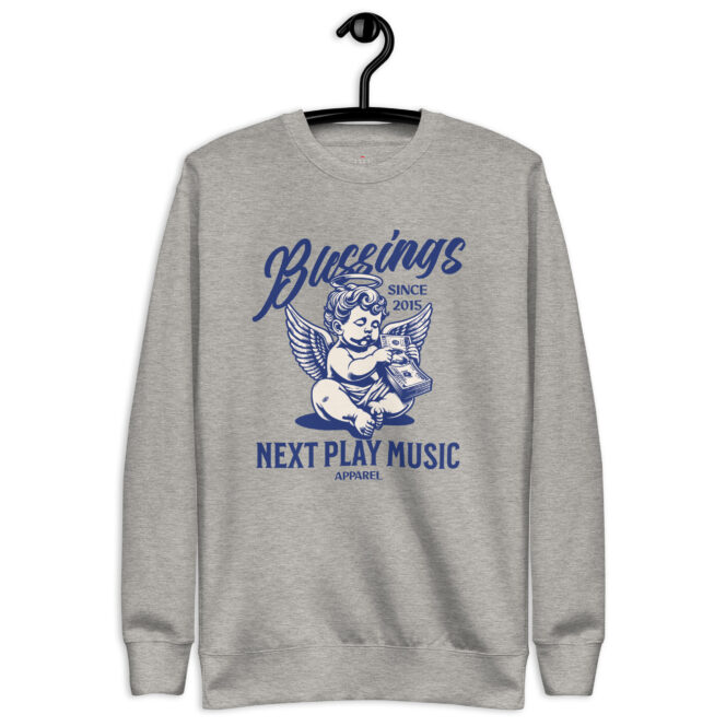Next Play Music Blessings Unisex Premium Sweatshirt - Image 8