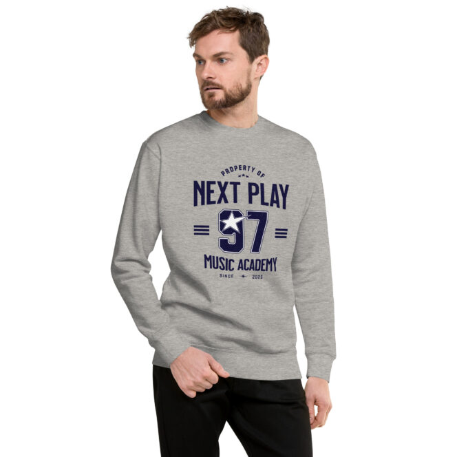 Next Play Music Academy 97 Unisex Premium Sweatshirt - Image 5