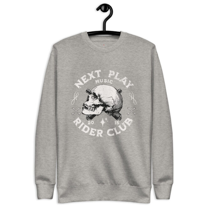 Next Play Music Rider Club Unisex Premium Sweatshirt - Image 13