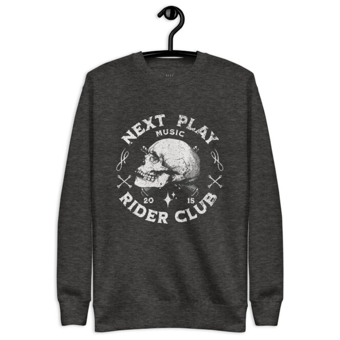 Next Play Music Rider Club Unisex Premium Sweatshirt - Image 9
