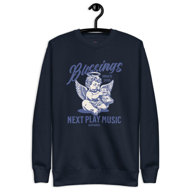 Next Play Music Blessings Unisex Premium Sweatshirt