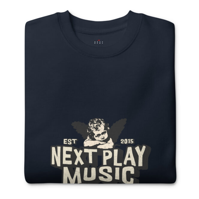 Next Play Music Angel Unisex Premium Sweatshirt - Image 10