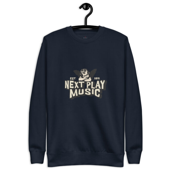 Next Play Music Angel Unisex Premium Sweatshirt - Image 8