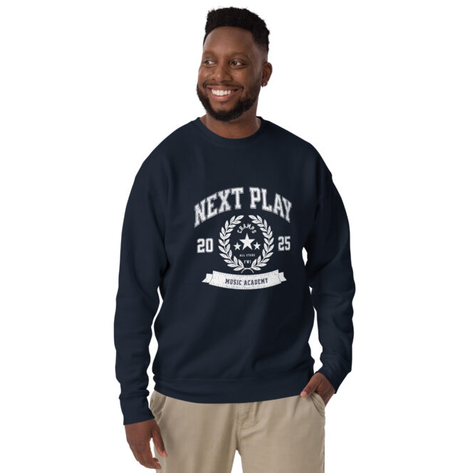 Next Play Music Academy Champs Unisex Premium Sweatshirt - Image 4