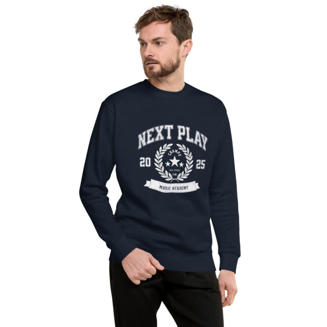Next Play Music Academy Champs Unisex Premium Sweatshirt - Image 5