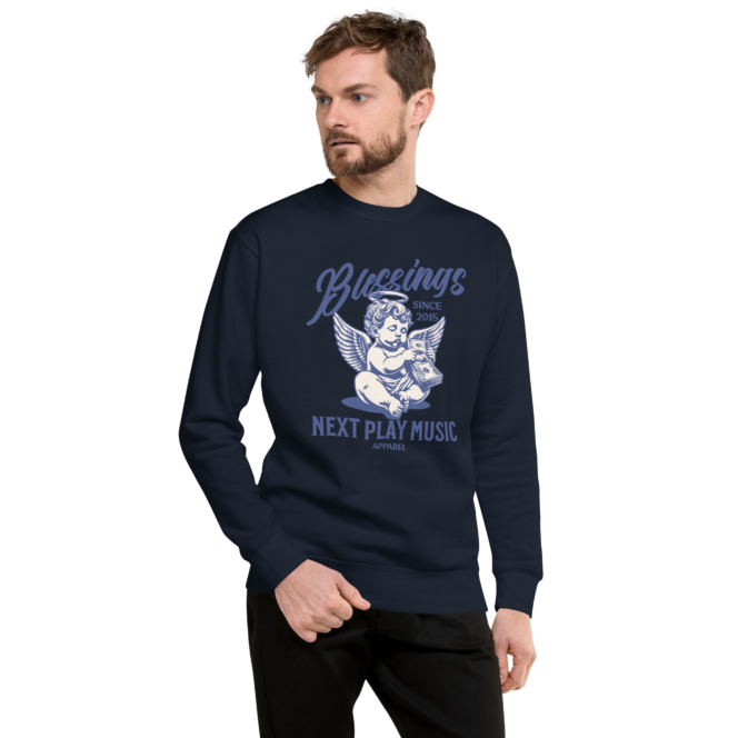 Next Play Music Blessings Unisex Premium Sweatshirt - Image 5