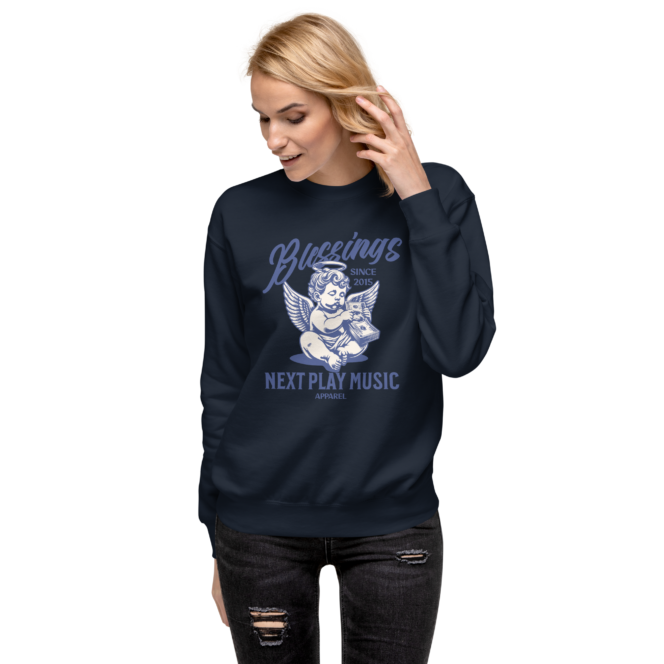 Next Play Music Blessings Unisex Premium Sweatshirt - Image 4