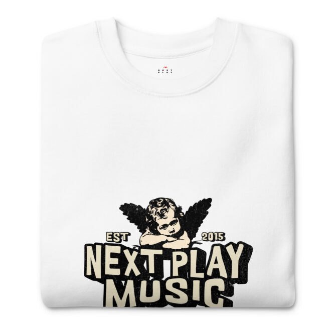 Next Play Music Angel Unisex Premium Sweatshirt - Image 16