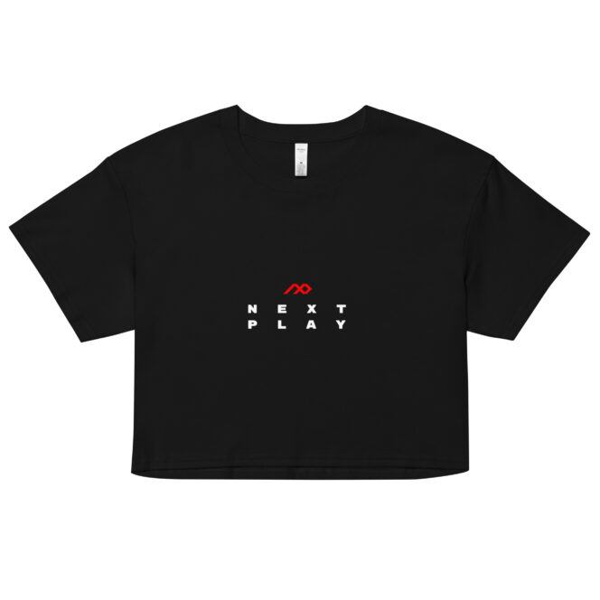 Next Play Music Logo Women’s crop top
