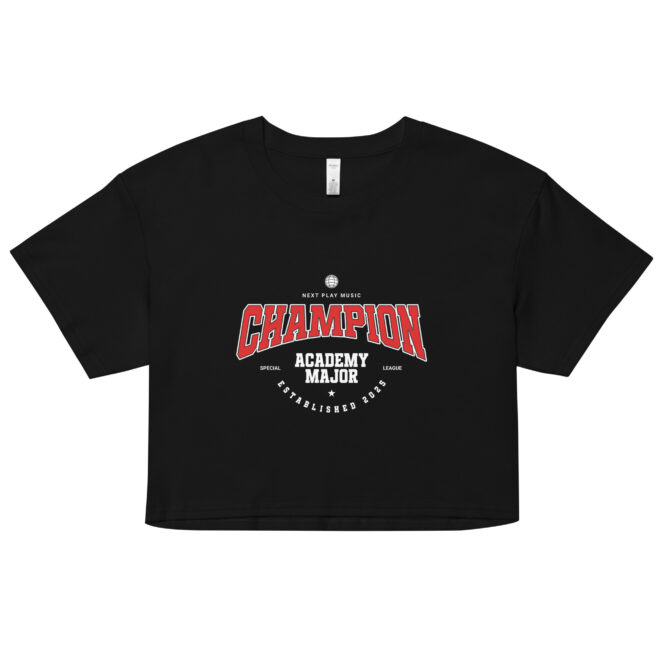 Next Play Music Academy Champion Women’s crop top