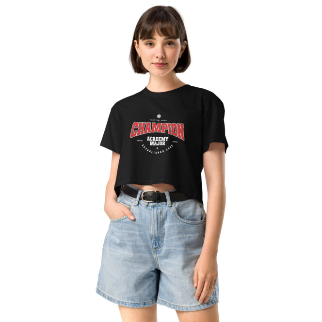 Next Play Music Academy Champion Women’s crop top - Image 3