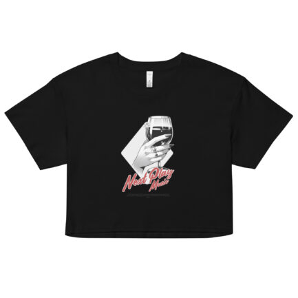Next Play Music Wine Women’s crop top
