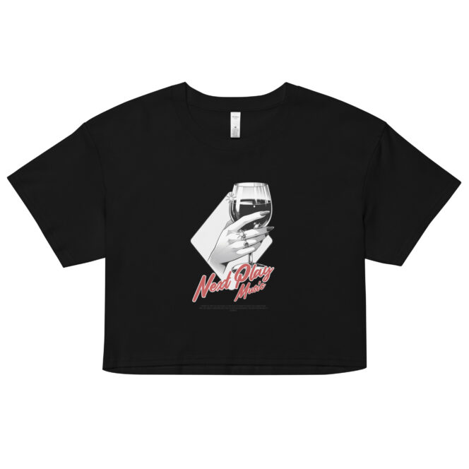 Next Play Music Wine Women’s crop top