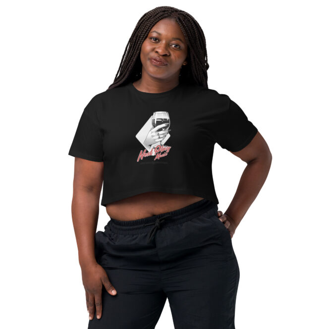 Next Play Music Wine Women’s crop top - Image 4