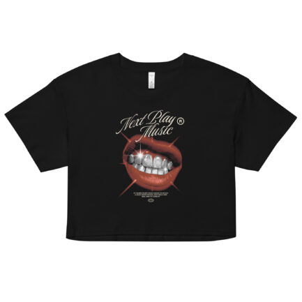 Next Play Music Shining Teeth Women’s crop top