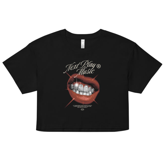 Next Play Music Shining Teeth Women’s crop top